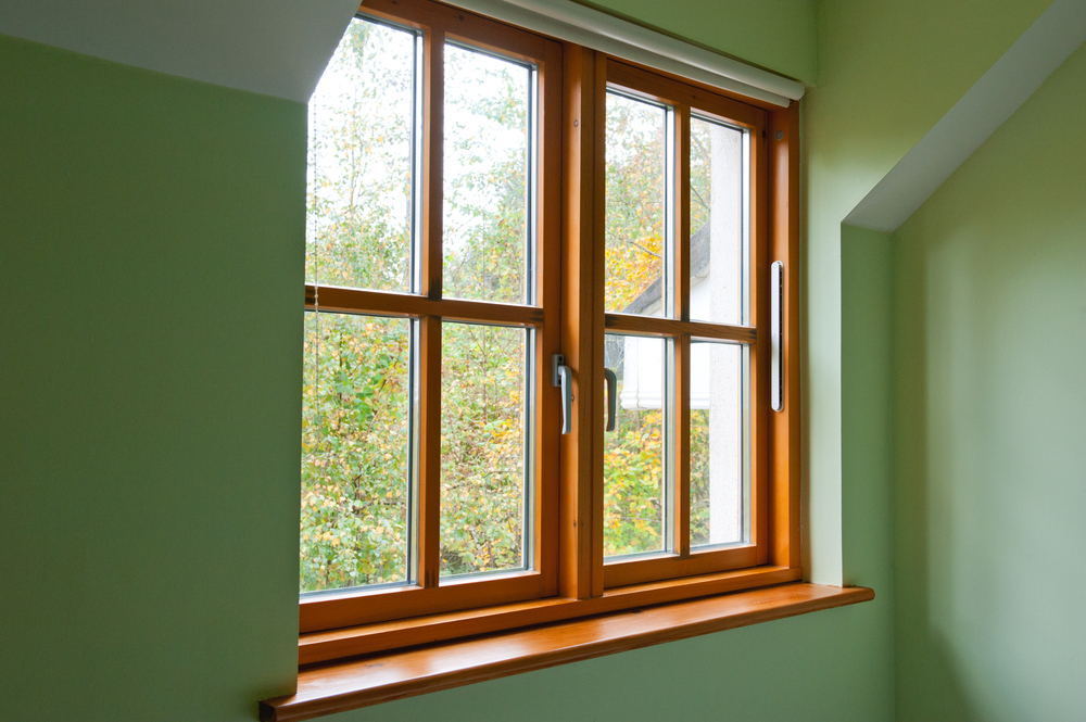 wooden double glazing windows